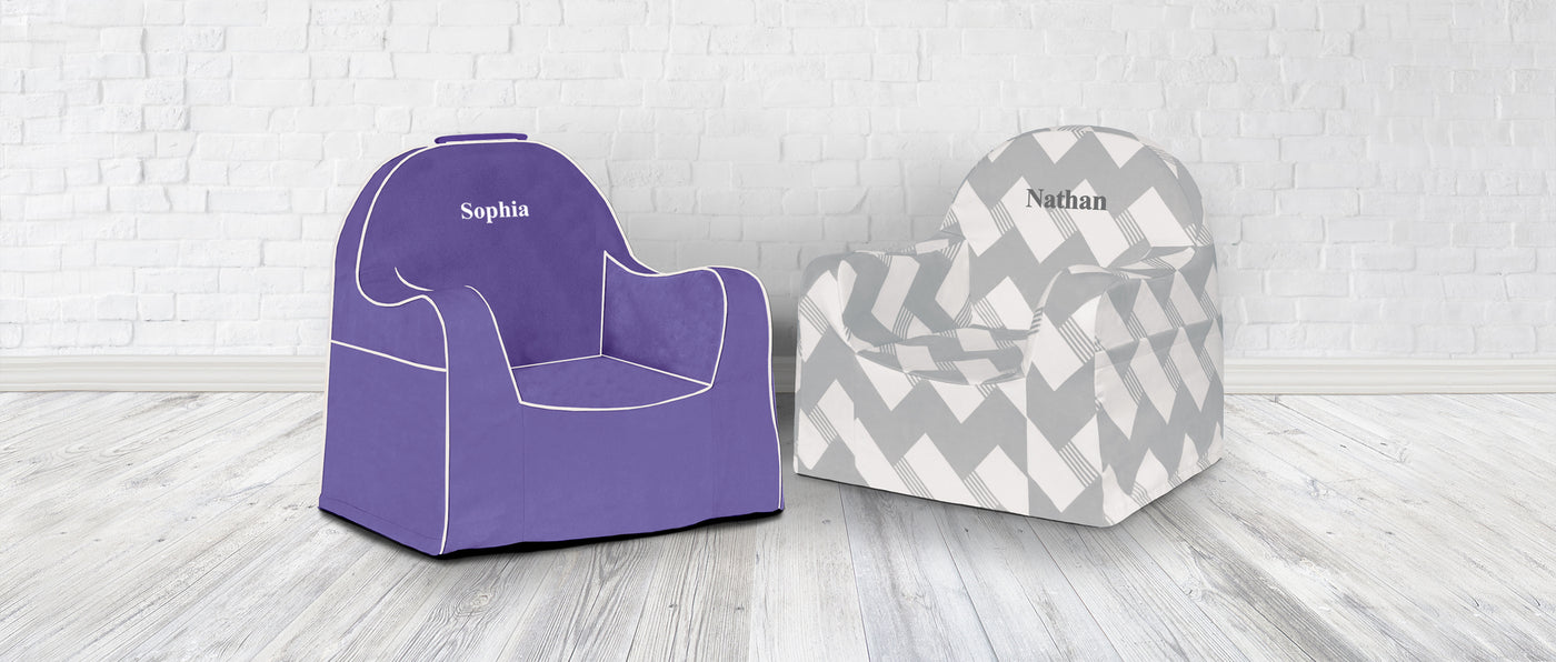 Little Reader Personalized Kids Foam Chair with Storage