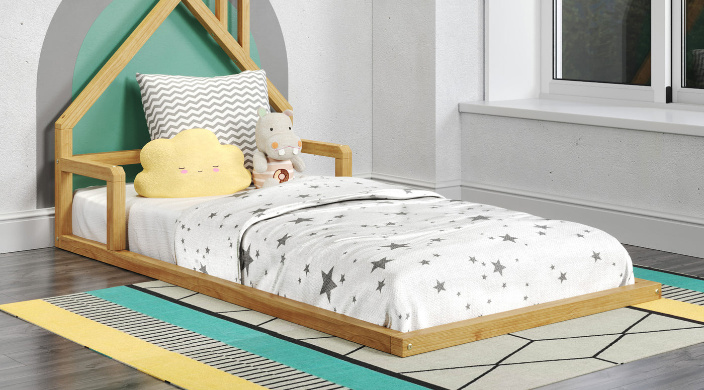 Casita Kids Floor Bed - Our Montessori inspired floor beds give your child freedom when it comes to their movements and environment.