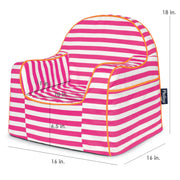 Little Reader Chair - Stripes Pink