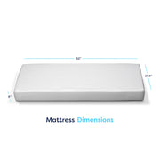 Starlight 6" Crib mattress - Supreme ribbon Foam BabyCool Visco-OxyFlo Design & BreatheWell Core