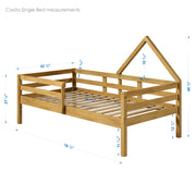 Casita Bed Bundle: Loft bed, Single bed and Floor bed combined to give your children a truly unique sleeping space. FSC certified and eco friendly.