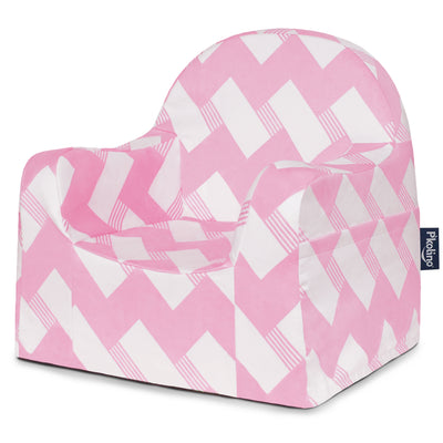 Little Reader Chair - Chevron Pink