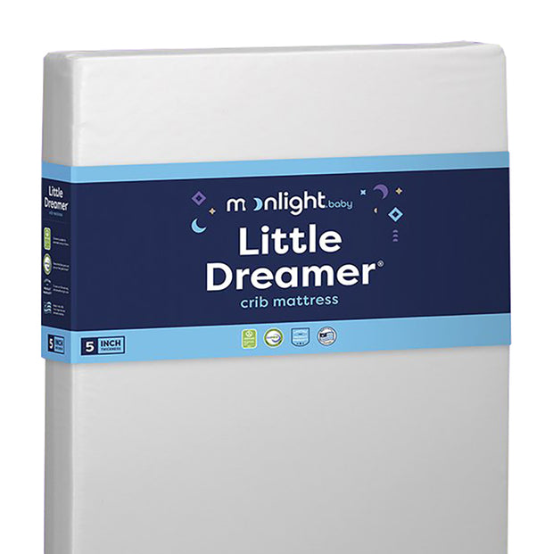 Little Dreamer 5" Crib Mattress LITTLE DREAMER Dual Firmness by Moonlight Slumber