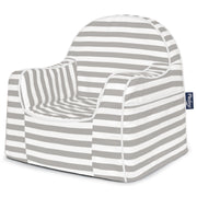 Little Reader Toddler Chair  Stripes Grey
