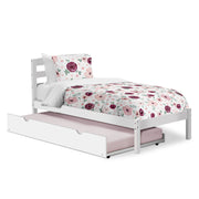 P'kolino Twin Bed with Trundle - White