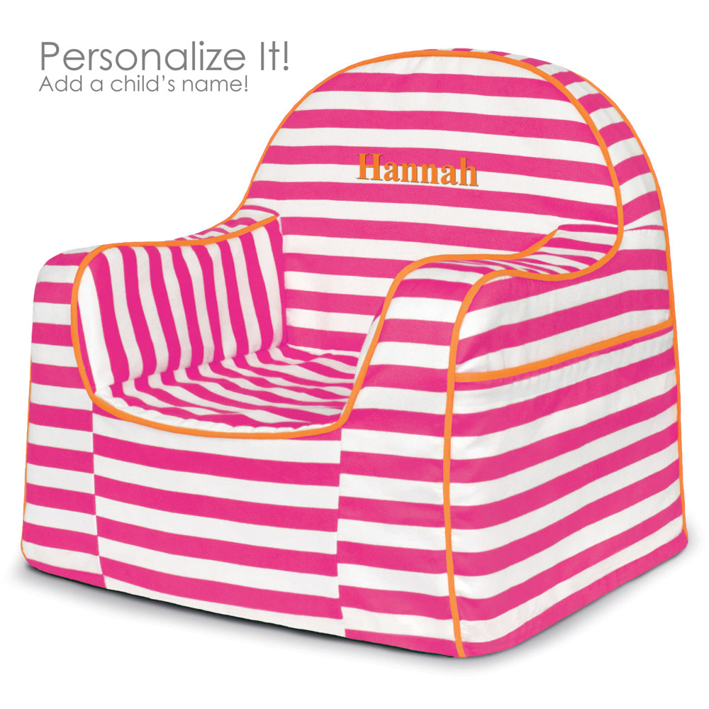 Little Reader Toddler Chair - Stripes Pink – P'kolino